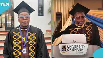 Ephraim Ayeh Oracca-Tetteh: Visually-impaired makes history as 1st to graduate with 4.0 FGPA at UG