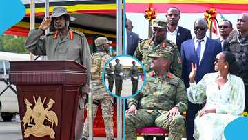 President Museveni celebrates as grandson Ruhamya joins Uganda military, photos emerge