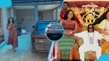 Adwoa Safo showcases father's Kantanka Mensah EV, video stirs excitement