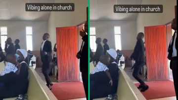 An energetic church member’s dance moves during praises impress netizens