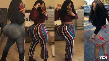 Lady who caused stir at Kotoka with her big backside shakes nightclub with her twerking skills