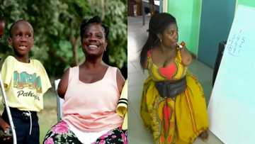 Meet Ghanaian headmistress born without arms who transforms disabled kids (Video)