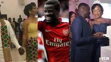 Beautiful photos drop as Emmanuel Eboue remarries after brutal divorce that left him broke