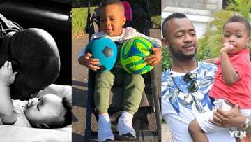 Jordan Ayew's son proves he's Abedi's grandson as he shows football skills in new video