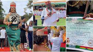 Empress Gifty crowned Igbo Queen in old video, Ghanaians slam her