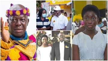 "She's grown into a beautiful woman already:" Rare photos of Otumfuo's 'little' daughter pop up, she looks big & tall