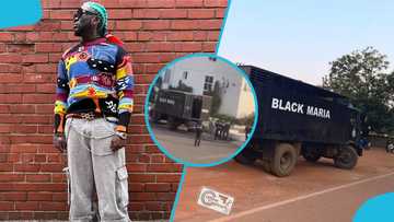 Showboy’s legal woes deepen as he is reportedly transported to Police Headquarters in Black Maria