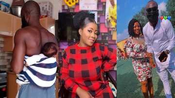 Ghanaian lady who got stuck in bed after CS praises husband for staying by her side