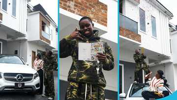 Peller: 20 year old Nigerian streamer buys his first home, celebrates with his lover Jarvis in a video