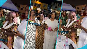 Hajia Bintu and friends unperturbed as her mother prayed seriously over her business, video agitates Ghanaians