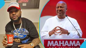 Davido celebrates John Mahama's victory after Bawumia concedes the 2024 presidential elections