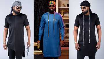 Elikem Kumordzie shares father and son moment with kid in new adorable video
