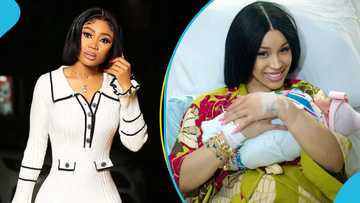 Akuapem Poloo congratulates Cardi B as she and Offset welcome their third child, fans react