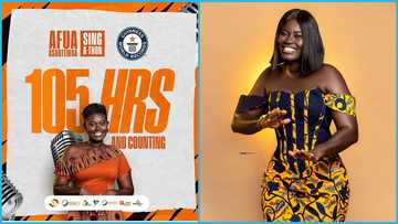 Afua Asantewaa does more than 105 hours in sing-a-thon, on course to set new record