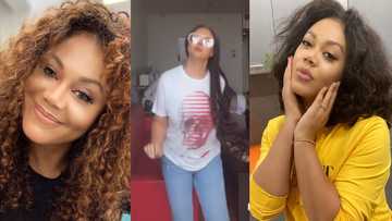 Female Sarkodie: Nadia Buari does it again with video dancing and rapping with swag