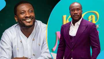 Asamoah Gyan reacts as Dr Likee praises him for giving him dollars to buy a quality camera for his skits