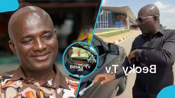 Appiah Stadium flaunts GH₵420k Mercedes-Benz AMG, video sparks heated debate
