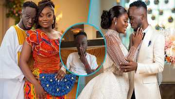 First honeymoon video of Akwaboah and his wife drops, fans worried about singer's health