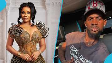 Serwaa Amihere hugs Blacko in South Africa, refuses to let go in video gets many talking