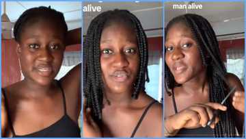 Ghanaian lady fumes at lover for being stingy, accuses him of refusing her money to get new hairstyle