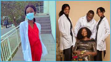 Ghanaian mom raises 3 children to all become doctors, they celebrate her on 60th birthday