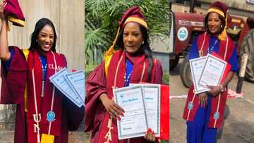 Lady bags awards as she emerges best graduating student of her Faculty; Shares Adorable Photos