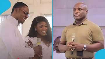 Rev Kusi Boateng names cute baby after Dr Bawumia, blesses him in video: "He'll become President"