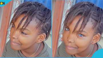 12-year-old girl with beautiful blue eyes goes viral, acts shy in video