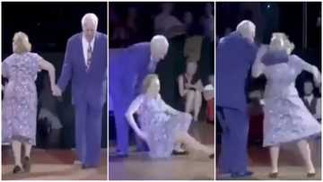 94-year-old man shows impressive dance moves with his 91-year-old wife, video stuns the internet