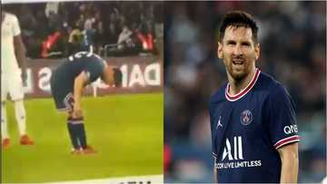 Huge blow to PSG as Messi spotted limping in training, spends whole day in treatment room