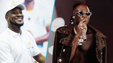 Asamoah Gyan stunned by Stonebwoy's performance at the Ghana Music Awards, video