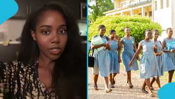 American lady who schooled in Ghana praises education system: "Let your kids school in Ghana"