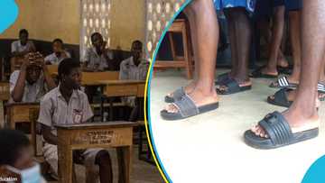 A dozen students almost barred from starting BECE because they wore slippers to centre