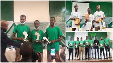 3 brilliant Nigerian students defeat 150,000 students from 82 countries to win Global AI contest