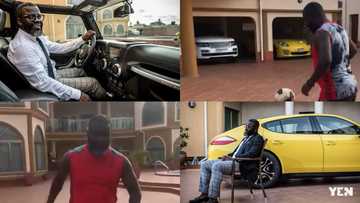 Ex-Bayern star Sammy Kuffour shows fans around his $2m mansion full of posh cars in new video