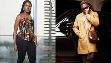 Are you a landord? - Medikal asks as he flaunts new mansion in latest photo; Fella reacts