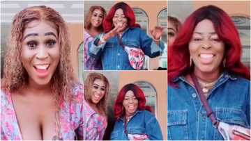 Video of Kumawood actress Mama Kali's pretty daughter pops up; her beauty causes stir