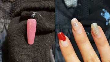 Woman goes 'mad' upon finding broken pink nail in husband's suitcase after 'business trip' in sad video