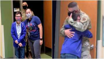 It meant everything: Military dad says after surprising his son at school in heartwarming reunion video