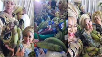 It's better than jotter: Massive reactions trail video of Lagos party guests receiving plantain as souvenir