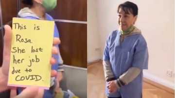 Grateful residents gift jobless cleaner a 4 bedroom apartment