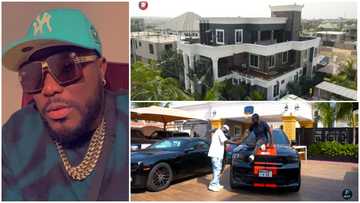 Popular YouTuber Zionfelix tours Nhyiraba Kojo's recently completed 9-bedroom mansion