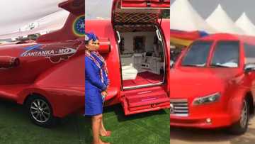 Kantanka Automobile outdoors huge 40-feet 'aeroplane' car in video