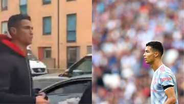 Football fans stunned in Manchester after spotting Ronaldo strolling on the streets as photo emerges