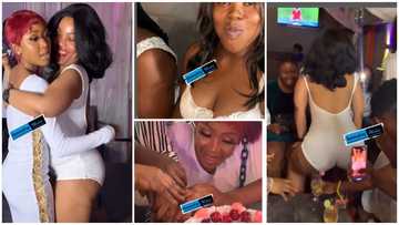 Akuapem Poloo celebrates 34th birthday with friends and family in trending videos