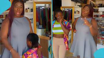 Lady gifts faithful worker GH₵ 5K for dedicated service as she leaves for school
