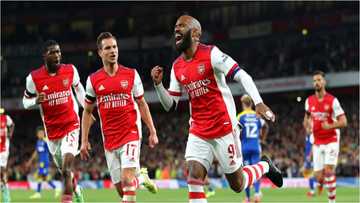Arsenal Vs Wimbledon: Lacazette, Rowe, Nketiah score 3-0 win