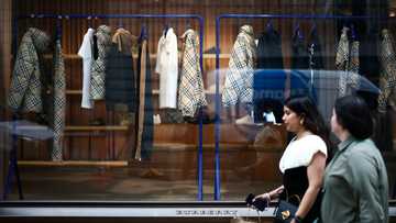 Burberry returns to London's top shares index