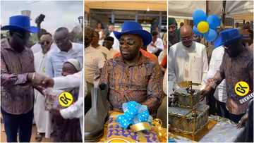 Beautiful videos drop as Despite celebrates 61st birthday with kids at Mampong School for Deaf, gifts them GHC200k, other items