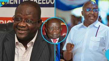 Former NPP chairman Paul Afoko and Kojo Mpiani visit Dr Bawumia to offer congratulations